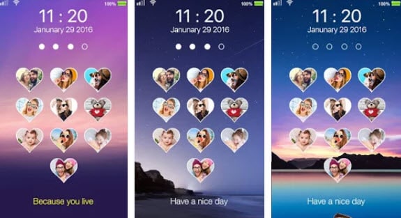 أفضل تطبيقات للوحة مفاتيح شاشة القفل الصورية - Love Photo Keypad Lockscreen