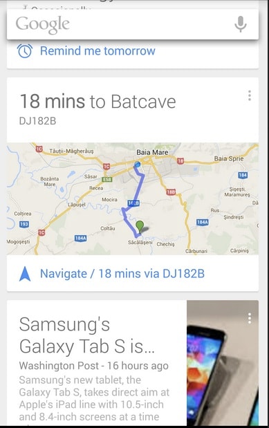 استخدم google الآن للتخطيط للسفر