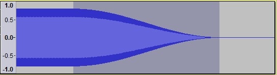 studio fade out audacity