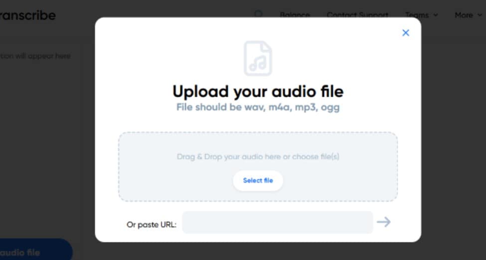 upload file