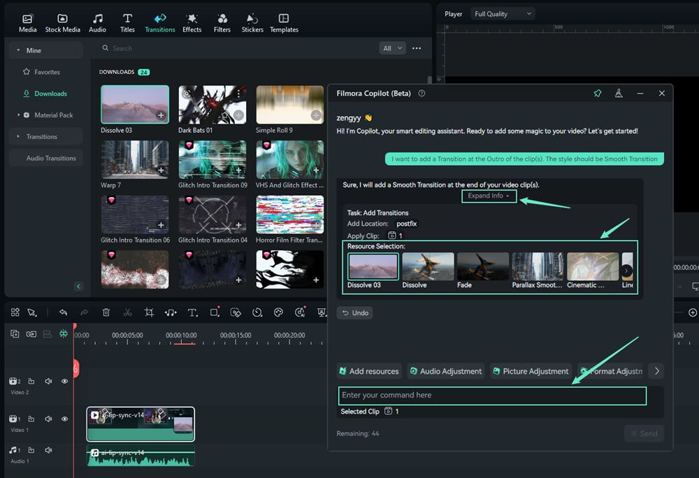 Choose the feature you need