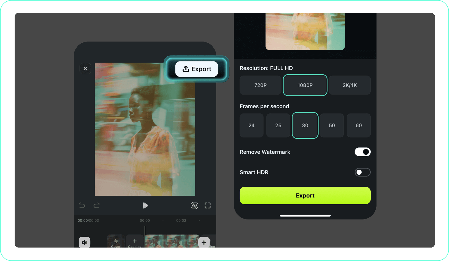 add the filter to video