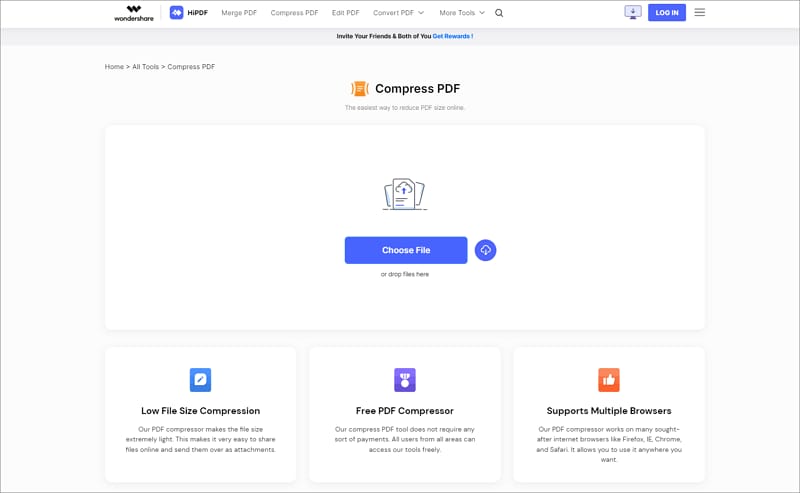 compress pdf to 100kb free