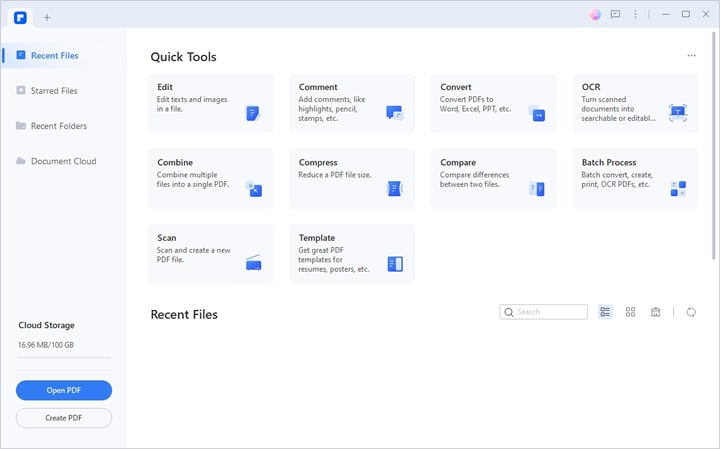 pdfelement open pdf