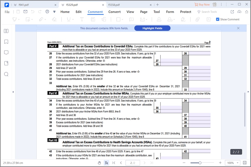 irs form 5329