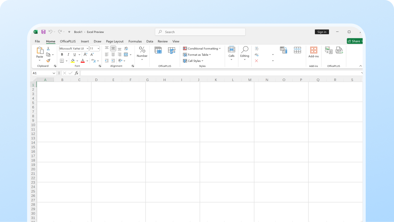 excel file open blank: