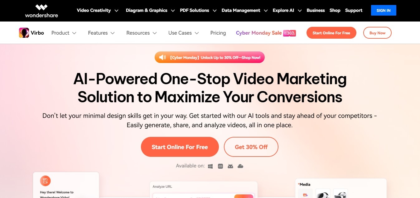 virbo homepage